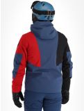 Vignette Icepeak, Fircrest veste de ski hommes Dark Blue noir, rouge 