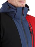 Vignette Icepeak, Fircrest veste de ski hommes Dark Blue noir, rouge 