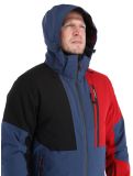 Vignette Icepeak, Fircrest veste de ski hommes Dark Blue noir, rouge 