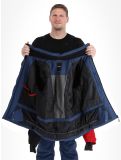 Vignette Icepeak, Fircrest veste de ski hommes Dark Blue noir, rouge 