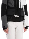 Vignette Icepeak, Fithian veste de ski femmes Black blanc, gris, noir 