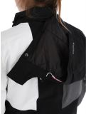 Vignette Icepeak, Fithian veste de ski femmes Black blanc, gris, noir 