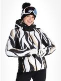 Vignette Icepeak, Flippin veste de ski femmes Black White blanc, noir 