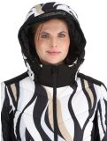 Vignette Icepeak, Flippin veste de ski femmes Black White blanc, noir 