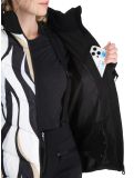 Vignette Icepeak, Flippin veste de ski femmes Black White blanc, noir 