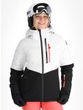 Vignette Icepeak, Florala veste de ski femmes Optic White blanc 