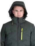 Vignette Icepeak, Foley veste de ski hommes Dark Olive vert 