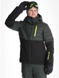 Vignette Icepeak, Folsom veste de ski hommes Dark Olive vert 