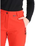 Vignette Icepeak, Freyung pantalon de ski modèle court femmes Coral-Red rouge 