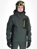 Vignette Icepeak, Frisco veste de ski hommes Dark Olive vert 