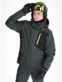 Vignette Icepeak, Frisco veste de ski hommes Dark Olive vert 