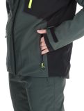 Vignette Icepeak, Frisco veste de ski hommes Dark Olive vert 