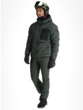 Vignette Icepeak, Frontier veste de ski hommes Dark Olive vert 