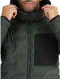 Vignette Icepeak, Frontier veste de ski hommes Dark Olive vert 