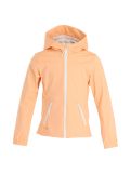 Vignette Icepeak, Kimry veste de ski softshell enfants abricot orange 