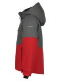 Vignette Icepeak, Langdon Jr veste de ski enfants Burgundy bordeaux, gris 