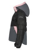 Vignette Icepeak, Laval Jr veste de ski enfants Black noir, rose 