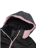 Vignette Icepeak, Laval Jr veste de ski enfants Black noir, rose 