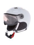 Vignette Kask, Piuma-R Chrome Visor casque de ski avec visière unisexe White/Silver argent, blanc 