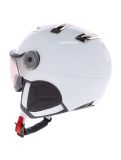 Vignette Kask, Piuma-R Chrome Visor casque de ski avec visière unisexe White/Silver argent, blanc 