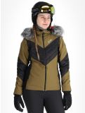 Vignette Kilpi, Lin veste de ski femmes Khaki noir, vert 