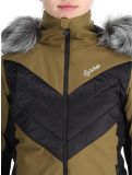 Vignette Kilpi, Lin veste de ski femmes Khaki noir, vert 