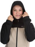 Vignette Kilpi, Ravia veste de ski softshell femmes Beige beige, noir 