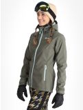 Vignette Kilpi, Ravia veste de ski softshell femmes Dark Green vert 