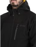 Vignette Kilpi, Ravio-m veste de ski softshell grandes tailles hommes Black noir 