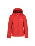 Vignette Icepeak, Kleve Jr veste de ski softshell enfants coral rouge 