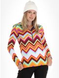 Vignette Kou Sportswear, Chevron pull de ski femmes Colourful multicolore, orange, vert 