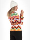 Vignette Kou Sportswear, Chevron pull de ski femmes Colourful multicolore, orange, vert 