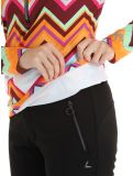 Vignette Kou Sportswear, Chevron pull de ski femmes Colourful multicolore, orange, vert 