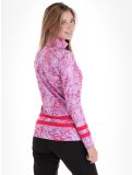 Vignette Kou Sportswear, Geolines pull de ski femmes Purple-Pink rose, violet 