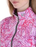 Vignette Kou Sportswear, Geolines pull de ski femmes Purple-Pink rose, violet 