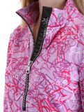 Vignette Kou Sportswear, Geolines pull de ski femmes Purple-Pink rose, violet 