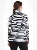 Vignette Kou Sportswear, Stripes pull de ski femmes Black-White blanc, noir 