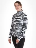 Vignette Kou Sportswear, Stripes pull de ski femmes Black-White blanc, noir 