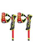 Vignette Leki, Wcr Tbs Sl 3D Bâtons de ski unisexe jaune, noir, rouge 