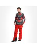 Vignette Luhta, Alajoki pull de ski hommes cranberry rouge 