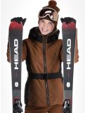 Vignette Luhta, Hakulila veste de ski femmes Chocolat brun 