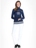 Vignette Luhta, Hangist pull de ski femmes Navy Blue bleu 