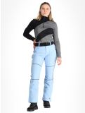 Vignette Luhta, Jaamalai C pantalon de ski en softshell modèle court femmes Light Blue bleu 