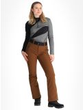 Vignette Luhta, Joentaus C pantalon de ski en softshell femmes Chocolat brun 