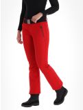 Vignette Luhta, Joentaus C pantalon de ski en softshell modèle court femmes Cranberry rouge 