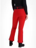 Vignette Luhta, Joentaus C pantalon de ski en softshell modèle court femmes Cranberry rouge 