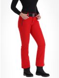 Vignette Luhta, Joentaus C pantalon de ski en softshell modèle court femmes Cranberry rouge 