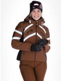 Vignette Luhta, Kaamanen veste de ski femmes Chocolat brun 