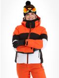 Vignette Luhta, Kaldoaivi veste de ski femmes Orange blanc, noir, orange 