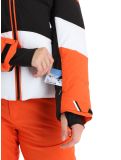 Vignette Luhta, Kaldoaivi veste de ski femmes Orange blanc, noir, orange 